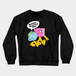 Number Block and friend curly Crewneck Sweatshirt